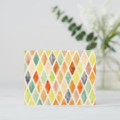 水彩背景 ポストカード (スタンド正面)