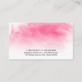 水彩背景 名刺 (裏面)