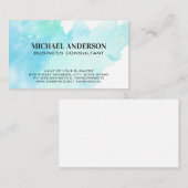 水彩背景 名刺 (正面/裏面)