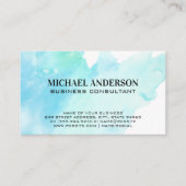 水彩背景 名刺 (正面)