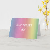 水彩背景 - 自分だけのオリジナルを作成 カード (黄色い花)