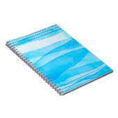 水彩背景（青） ノートブック (右側)