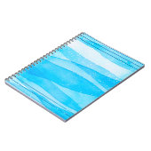 水彩背景（青） ノートブック (左側)