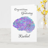 水彩脳 カード (黄色い花)