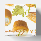 水彩自家製パンプキンパイ&トリートモノグラム フェイバーボックス (上部)