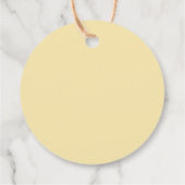 水彩自然かわいいキャンプ犬ありがとう フェイバータグ (裏面)