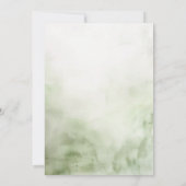 水彩自然とワイルドフラワーベビーシャワー 招待状 (裏面)