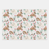 水彩自然包装紙 ラッピングペーパーシート (正面)