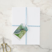 水彩自然次の冒険を始めよう ギフトタグ (より糸付き)