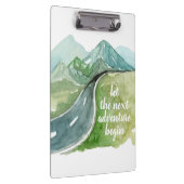 水彩自然次の冒険を始めよう クリップボード (右)