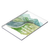 水彩自然次の冒険を始めよう ノートブック (左側)