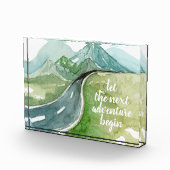 水彩自然次の冒険を始めよう フォトブロック (右)