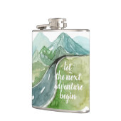 水彩自然次の冒険を始めよう フラスク (左)