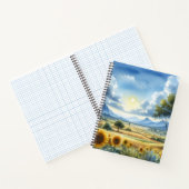 水彩自然画像 ノートブック (内部)