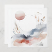 水彩自然02 シーズンカード (正面/裏面)