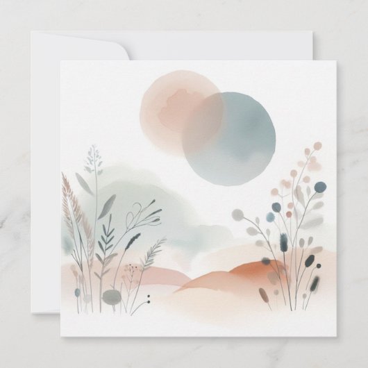 水彩自然07 シーズンカード (正面)