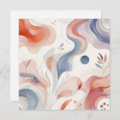 水彩自然12 シーズンカード (正面/裏面)