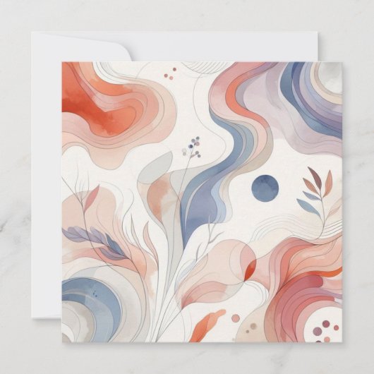 水彩自然12 シーズンカード (正面)