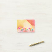 水彩自閉症パズルピーススティックキッズスケッチ ポストイット (デスク上)