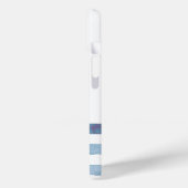 水彩航海のいかりライトブルーストライプ Case-Mate iPhoneケース (裏面 / 左)