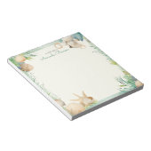 水彩航海の熱帯海洋自然 ノートパッド (アングル)