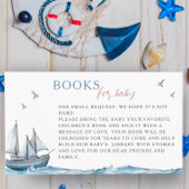 水彩航海の男の赤ちゃんベビー エンクロージャーカード