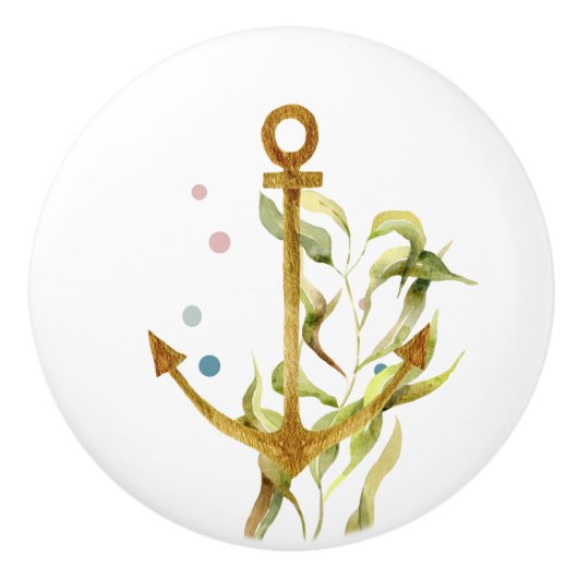 水彩船いかりアートコースタルバケーションハウス セラミックノブ (正面)