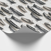 水彩船包み紙 ラッピングペーパー (角)