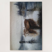 水彩船 ジグソーパズル (縦)