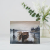 水彩船 ポストカード (スタンド正面)