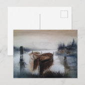 水彩船 ポストカード (正面/裏面)