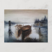 水彩船 ポストカード (正面)