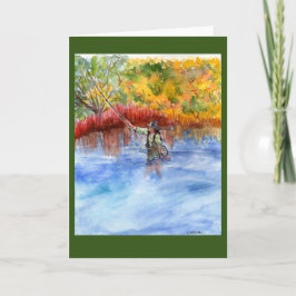 水彩色と秋色 カード