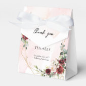 水彩色のマルサラバラは緑を結婚セージ フェイバーボックス (正面サイド)