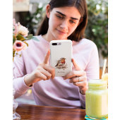 水彩色の可愛い鳥赤ロビン Case-Mate iPhoneケース