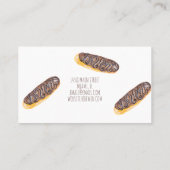 水彩色エクラエールドナットハンド色彩の鮮やかベーカリー 名刺 (裏面)