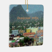 水彩色オランジスタッド、アルバ セラミックオーナメント (右)