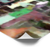 水彩色オランジスタッド、アルバ ポスター (コーナー)