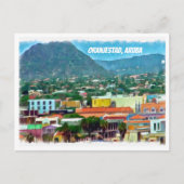 水彩色オランジスタッド、アルバ ポストカード (正面)