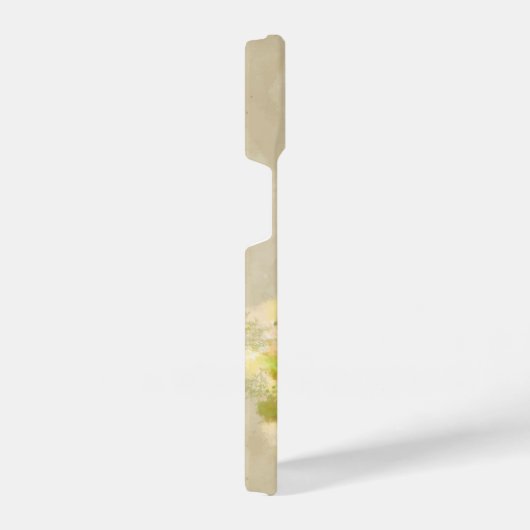 水彩色クーガーマウンテンライオンキューブアニマル自然 iPhoneケース (右側面)