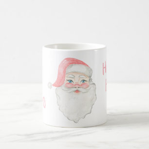 水彩色サンタクロースMUG コーヒーマグカップ