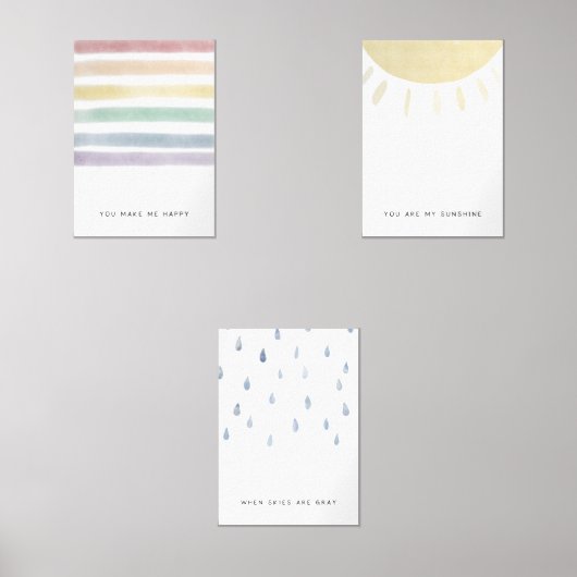 水彩色セット3お前は俺のサンシャインポスター (正面)