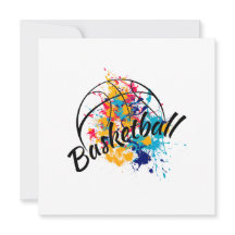 水彩色バスケットボール