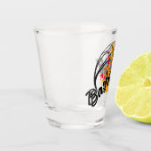 水彩色バスケットボール ショットグラス (左)