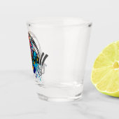 水彩色バスケットボール ショットグラス (右)