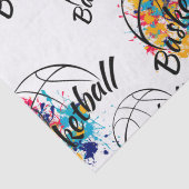 水彩色バスケットボール 薄葉紙 (詳細)