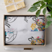 水彩色バスケットボール 薄葉紙 (ギフト)