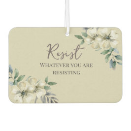 水彩色フローラは政治的に抵抗 カーエアーフレッシュナー