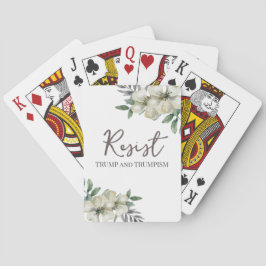 水彩色フローラは政治的に抵抗 トランプ