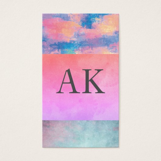 水彩色ブロック (正面)